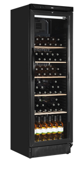 Black Glass Door Wine Cooler SC381W – 78 Bottle Capacity 🍷✨