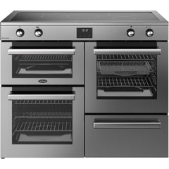 110cm Induction Belling Range Cooker, Stainless Steel - RCA COOKCENTRE 110Ei - London Houseware - 1