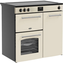 90cm Ceramic Belling Range Cooker, Cream - Farmhouse 90E - London Houseware - 2