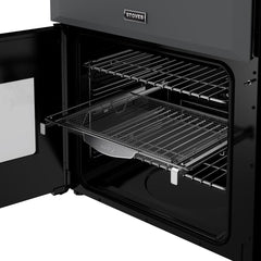 Dual Fuel Cooker with Double Oven, Grey, A Rated - Stoves DXMRARICH 60DF - London Houseware - 3
