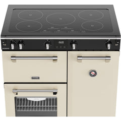 90cm Induction Stoves Range Cooker, Cream, A Rated - RCA RICH 90Ei TCH CRM - London Houseware - 2