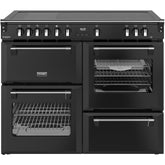 110cm Induction Stoves Range Cooker, Black, A Rated - DX RCA RICH 110Ei RTY - London Houseware - 1