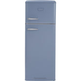 162L Sea Holly Retro Fridge Freezer, 80/20, Blue - CDA Betty - London Houseware - 1