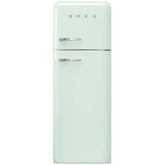 294L Retro Static Smeg Fridge Freezer, 80/20, Pastel Green - FAB30RPG5UK- London Houseware - 1