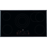 90cm 5 Zone Electric Ceramic Hob, Black - AEG HRE95770FB Naamaste London Homewares - 1