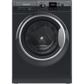 Hotpoint Washing Machine 9kg in Black, Freestanding – NSWF 945C BS UK N - London Houseware - 1