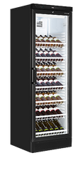Tefcold FS1380WB Wine Bottle Cooler – 78 Bottle Capacity, Black Finish