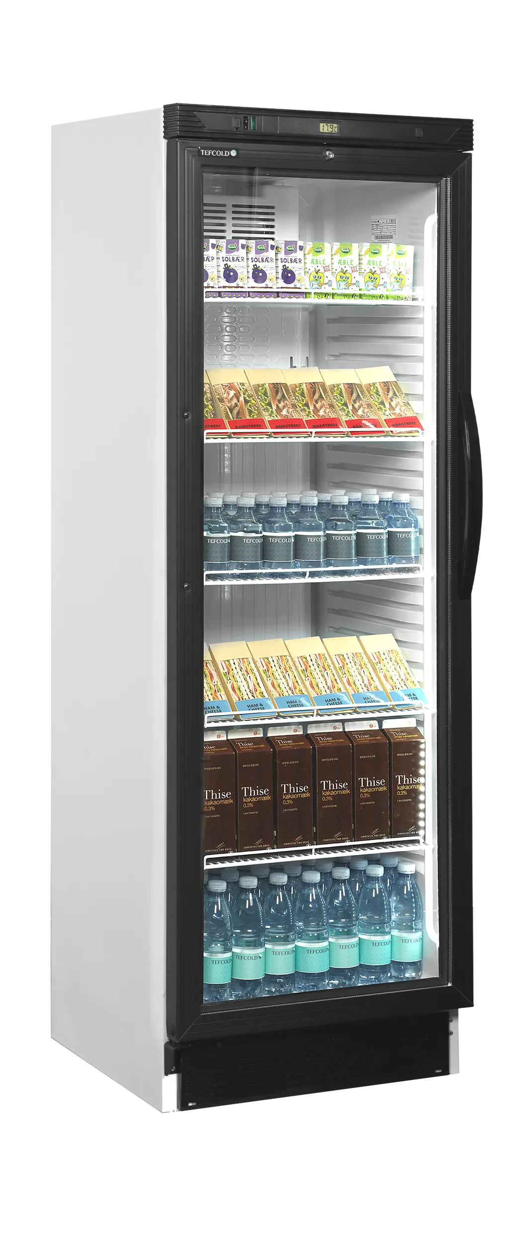 Tefcold Glass Door Merchandiser – Space Saving Fridge  🍹❄️