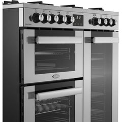 90cm Dual Fuel Cooker, Stainless Steel - Belling RCA COOKCENTRE 90DF - London Houseware - 2