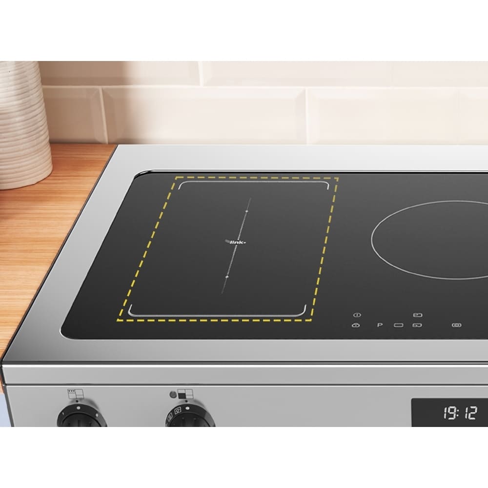 90cm Induction Belling Range Cooker, Black, A Rated - RCA COOKCENTRE 90Ei - London Houseware - 19