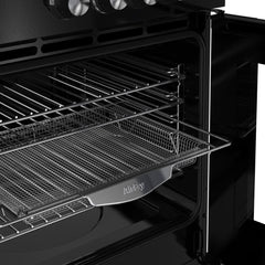 100cm Dual Fuel Belling Range Cooker, Black - RCA COOKCENTRE 100DF - London Houseware - 2