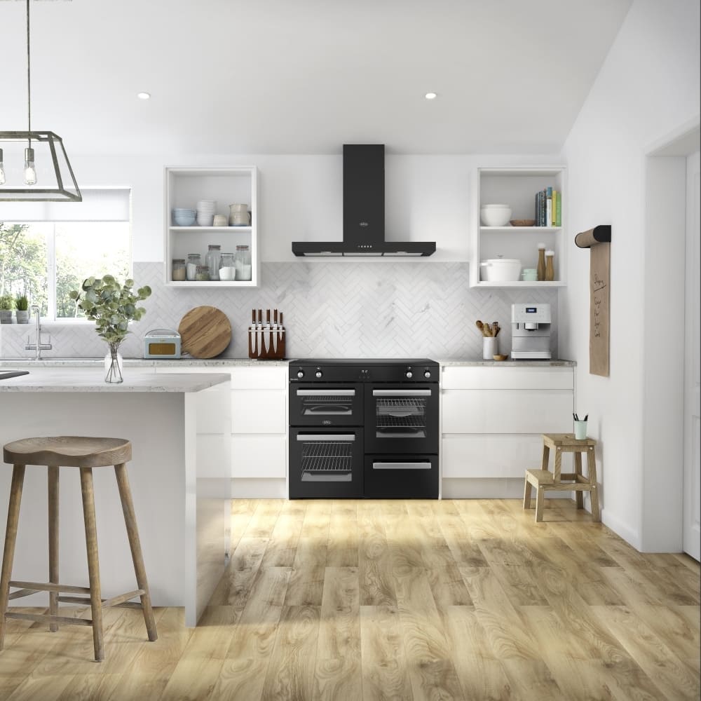 100cm Induction Belling Range Cooker, Black - RCA COOKCENTRE 100Ei - London Houseware - 10