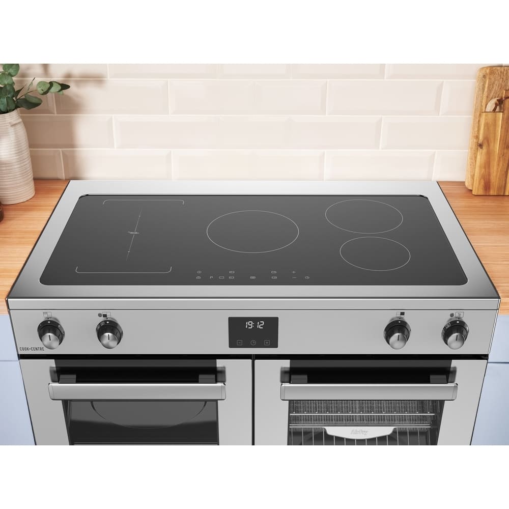 100cm Induction Belling Range Cooker, Stainless Steel - RCA COOKCENTRE 100Ei - London Houseware - 19