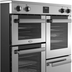 100cm Induction Belling Range Cooker, Stainless Steel - RCA COOKCENTRE 100Ei - London Houseware - 3