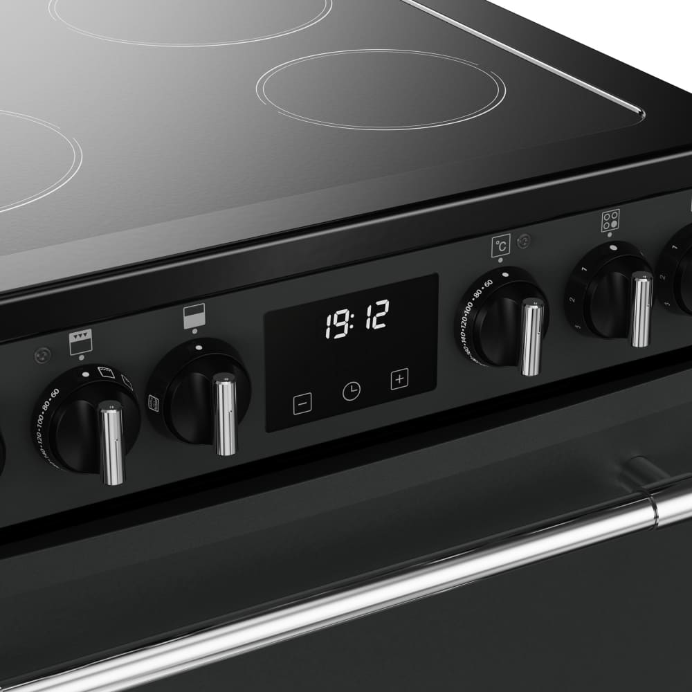 70L Freestanding Electric Cooker with Double Oven, Anthracite - Belling Farmhouse 60E - London Houseware - 6