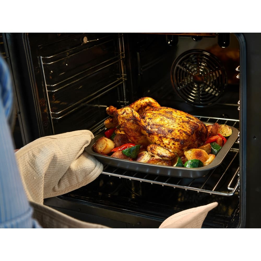 Ceramic Electric Cooker with Double Oven, Cream - Belling Farmhouse 60E - London Houseware - 7