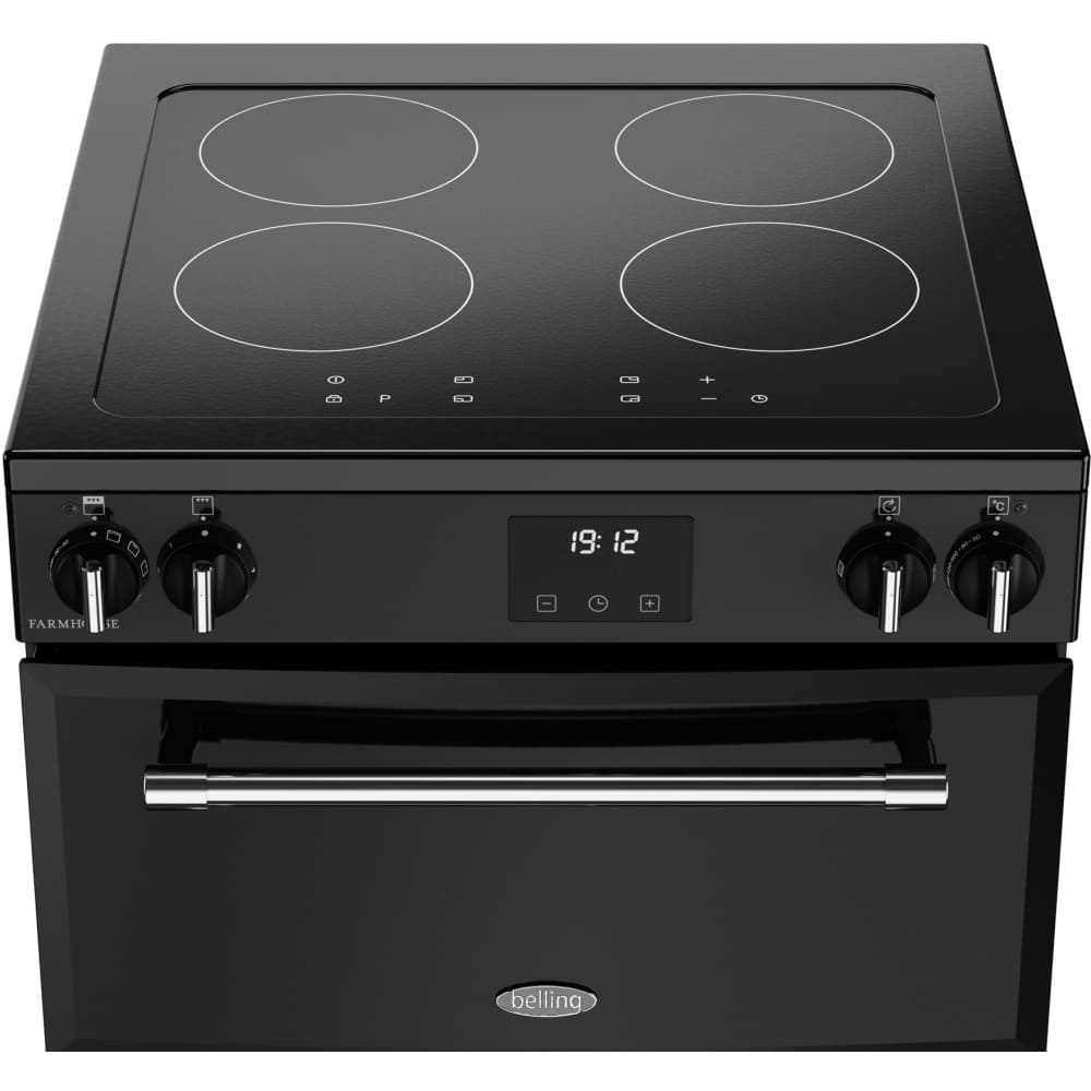 TCH Induction Electric Cooker with Double Oven, Black - Belling Farmhouse 60EI - London Houseware - 5