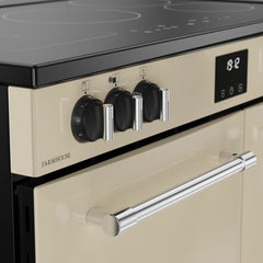 90cm Induction Belling Range Cooker, Cream - RCA FARMHOUSE 90Ei - London Houseware - 3