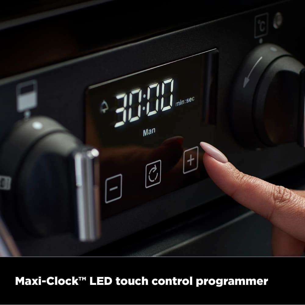 Dual Fuel Cooker with Double Oven, Grey, A Rated - Stoves DXMRARICH 60DF - London Houseware - 22