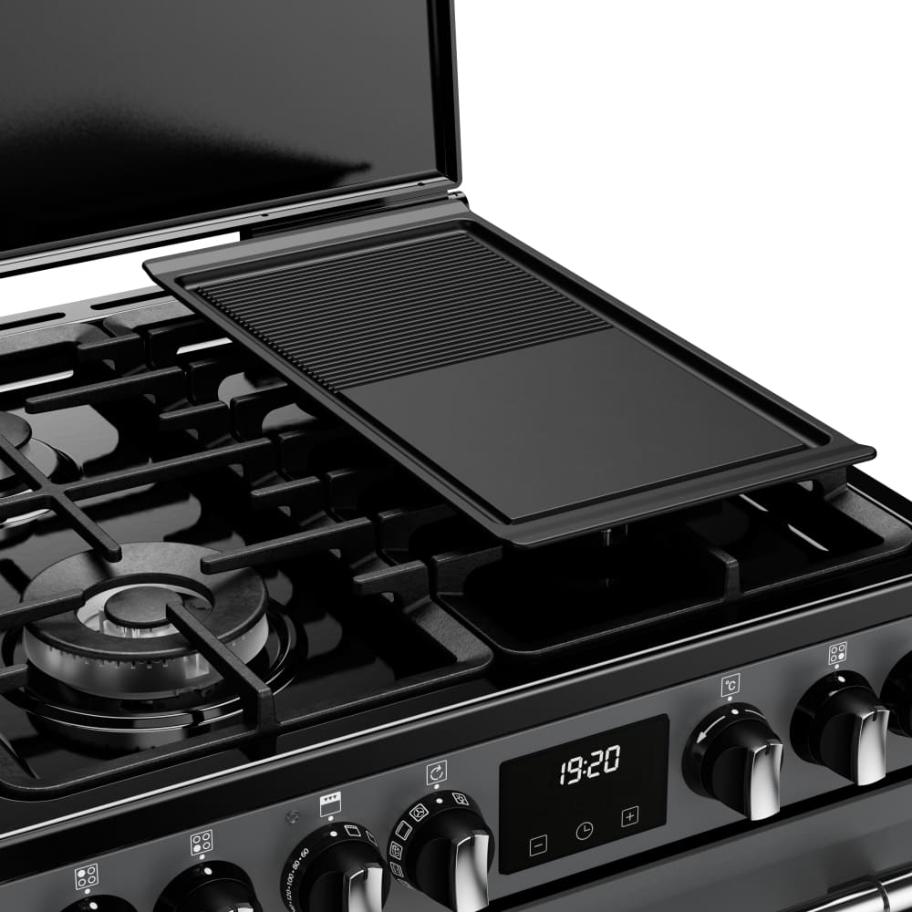 Dual Fuel Cooker with Double Oven, Grey, A Rated - Stoves DXMRARICH 60DF - London Houseware - 8