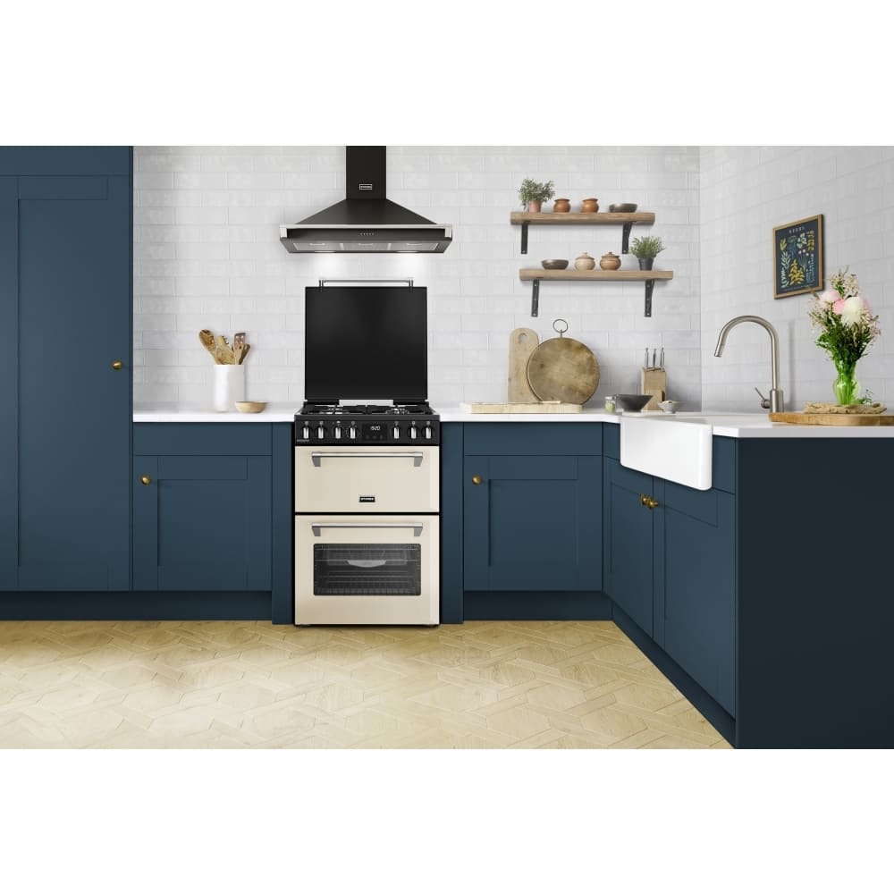 Dual Fuel Cooker with Double Oven, Cream - Stoves DXMRARICH 60DF - London Houseware - 9