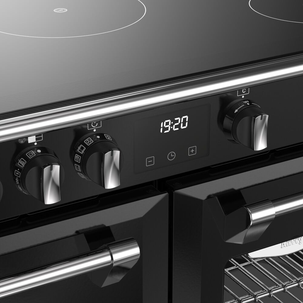 110cm Induction Stoves Range Cooker, Black, A Rated - DX RCA RICH 110Ei RTY - London Houseware - 7
