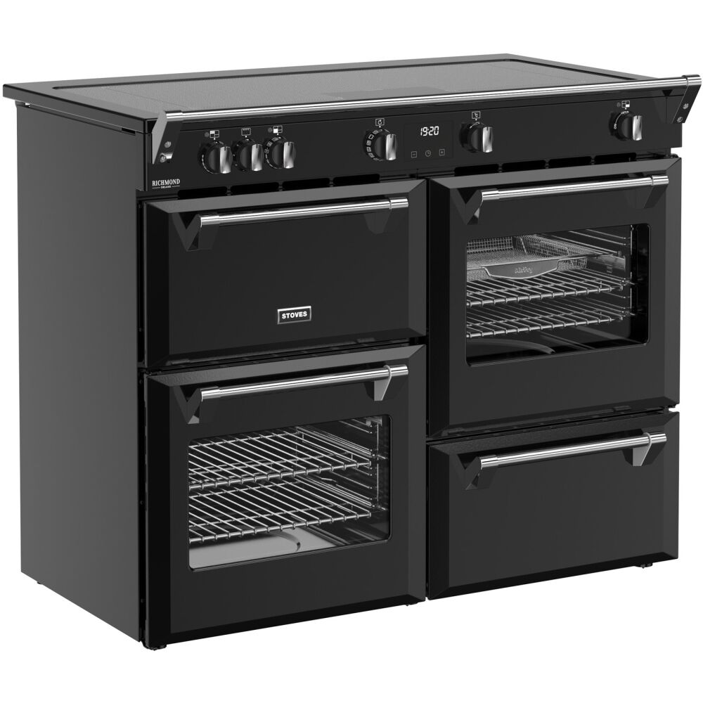 110cm Induction Stoves Range Cooker, Black, A Rated - DX RCA RICH 110Ei ZLS - London Houseware - 3