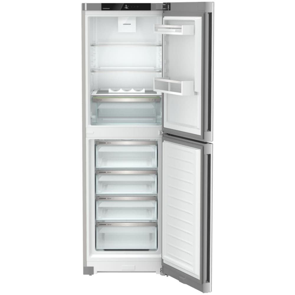 319L No Frost Freestanding Fridge Freezer, 60/40, Stainless Steel - Liebherr CNsfd5204 - London Houseware - 3