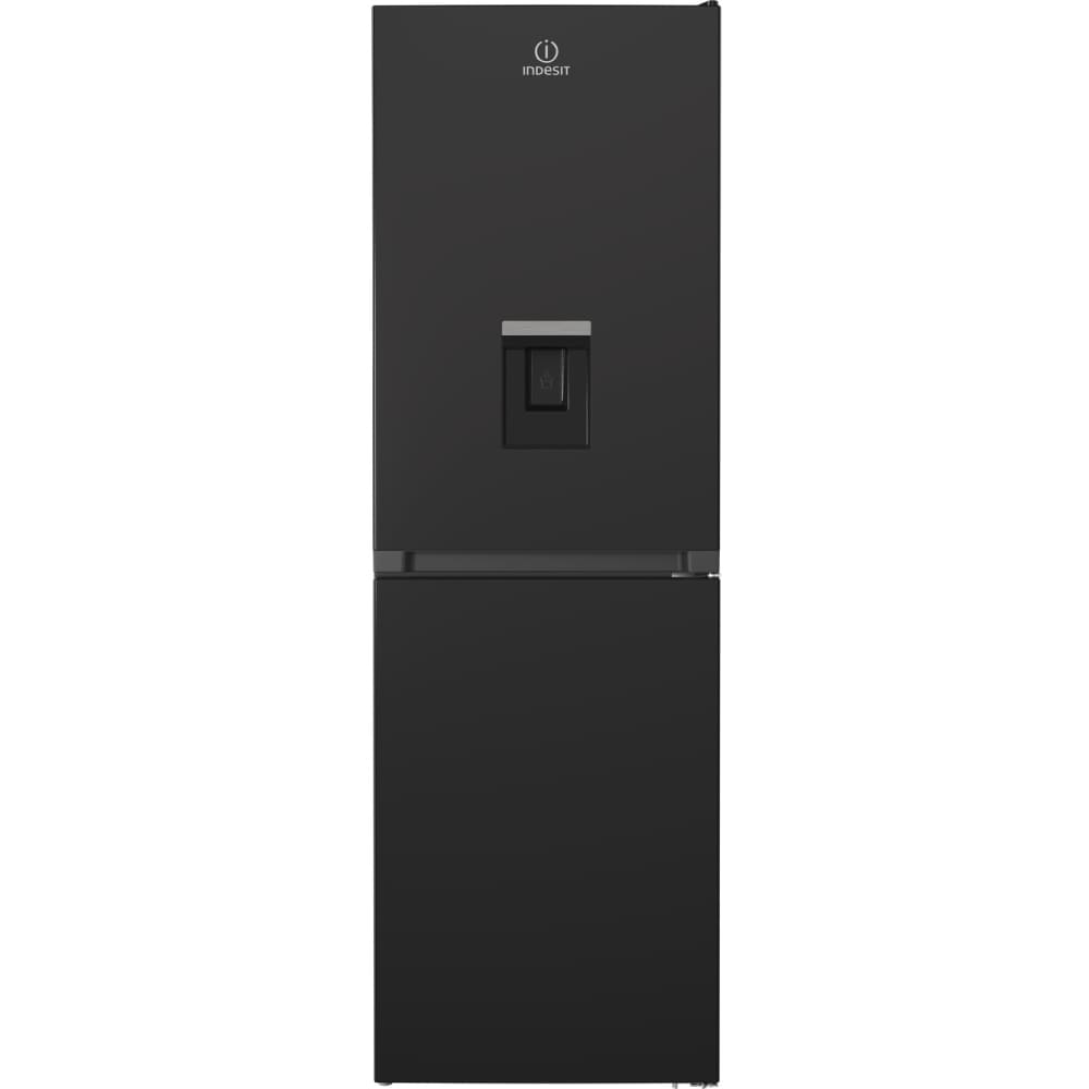 322L No Frost Black Fridge Freezer, 50/50 - Indesit IBTNF60182BAQUAUK - London Houseware - 1