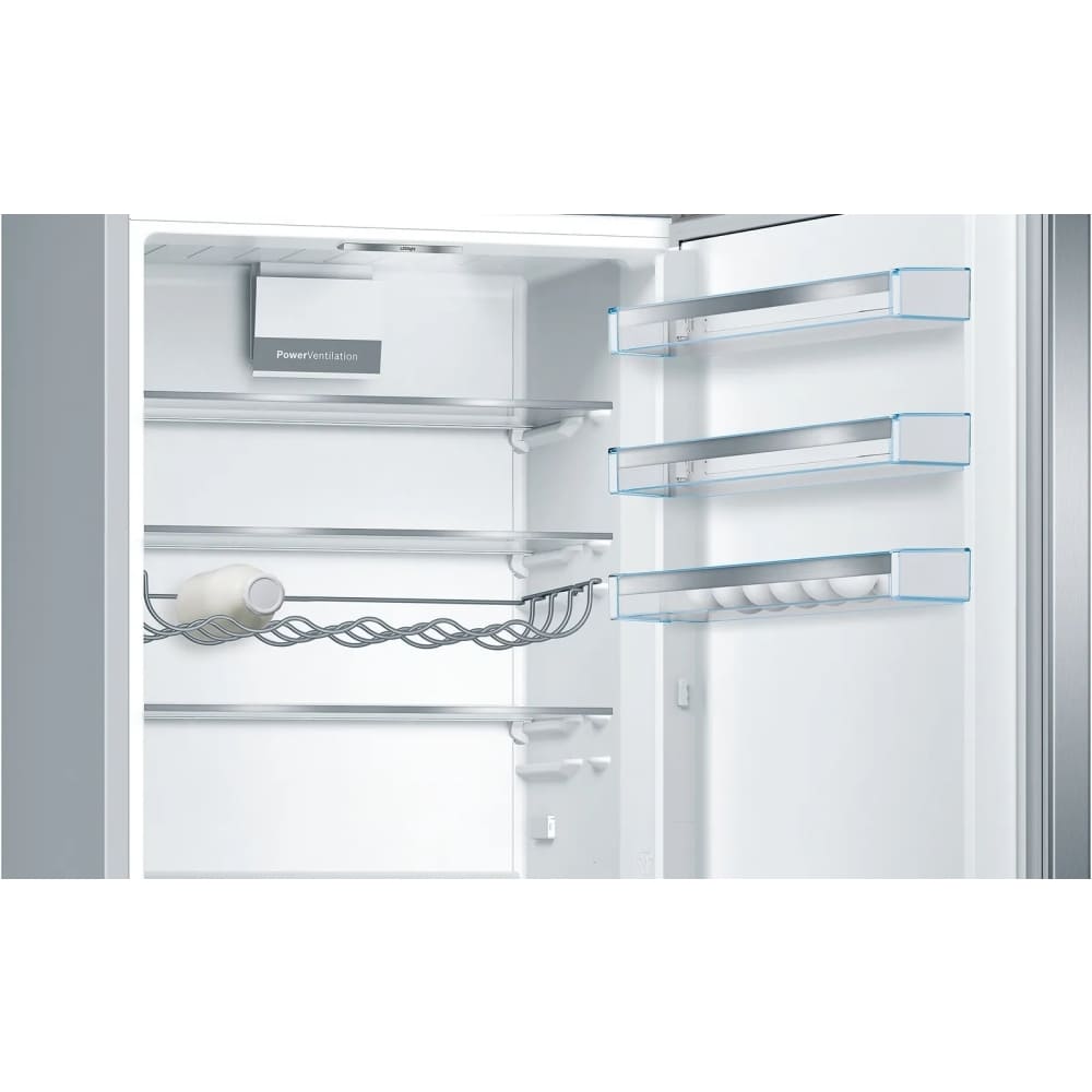 413L Low Frost Bosch Fridge Freezer, 60/40, Stainless Steel - KGE49AICAG Series 6 - London Houseware - 3