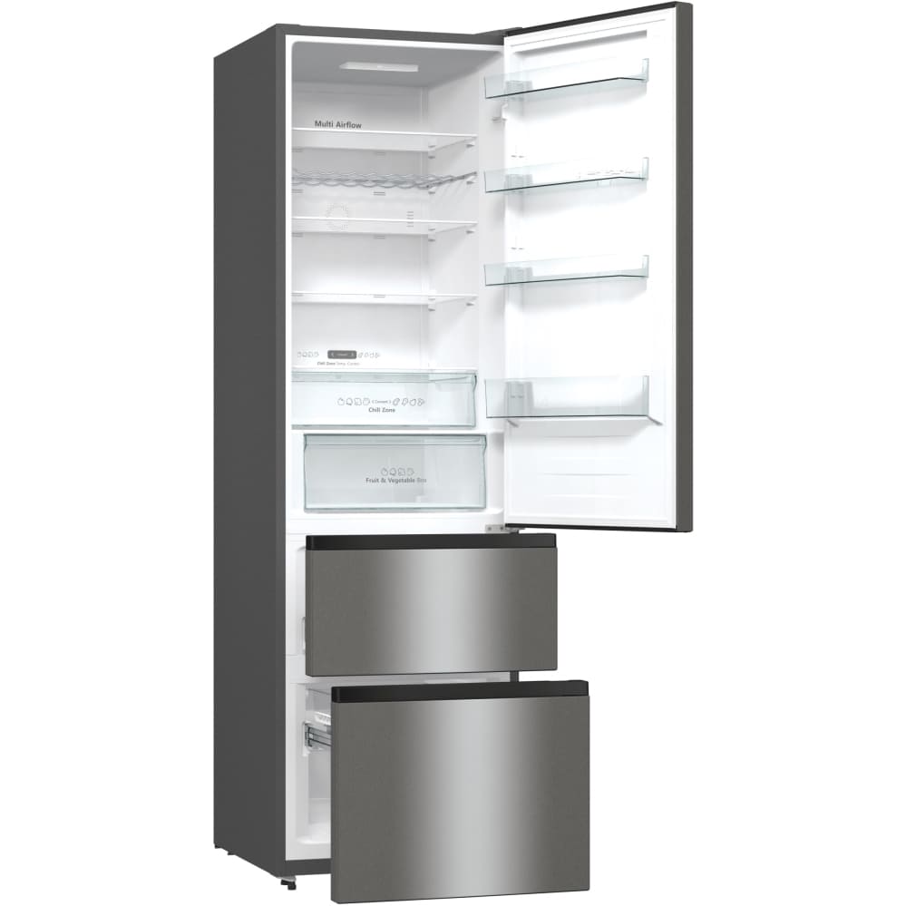 368L Total No Frost Hisense Fridge Freezer, 70/30, Stainless Steel - RM469N4ACEUK -London Houseware - 6