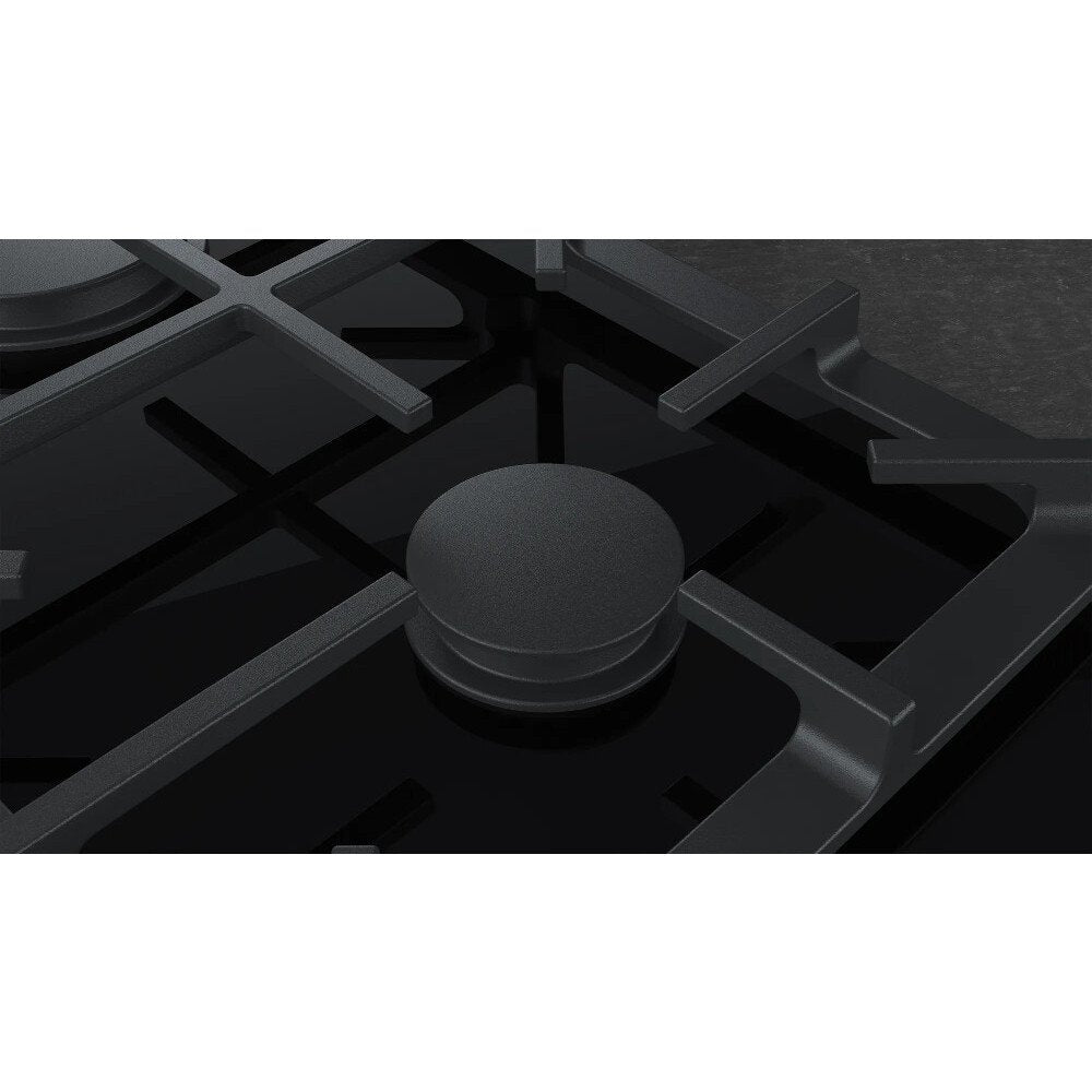 90cm Neff 5 Burner Gas Hob Black on Glass - T29TS79N0 - Naamaste London Homewares - 6